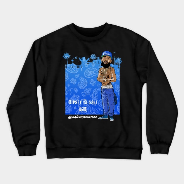 Hussle in tha house Crewneck Sweatshirt by BaileyBrothaz